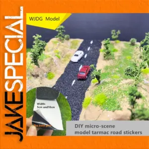 DIY 1:87 Scale Micro-Landscape Road Model Kit