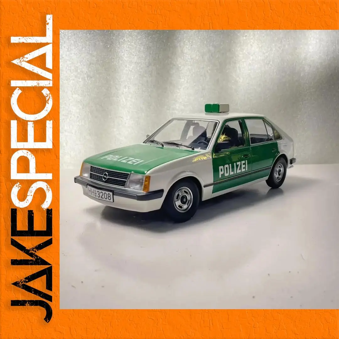 T9 Opel Kadett D Police Car Model 1:18 Scale 1 T9 Opel Kadett D Police Car Model 1:18 Scale