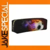Fire Soccer Pencil Case with Colorful Design