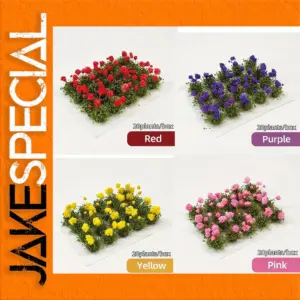 Miniature Flower Cluster Static Grass Tufts Set