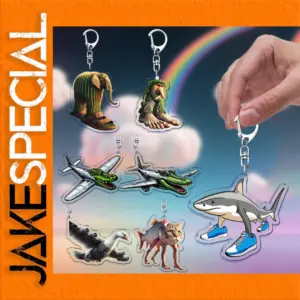 Funny Italian Brainrot Acrylic Keychains