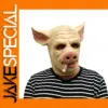 Smoking Pig Cigar Funny Full-Face Mask
