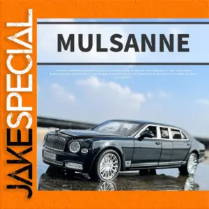 Mulsanne 1:24 Scale Diecast Model in Black