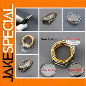 SKX007 SKX009 Watch Case in Gunmetal Finish