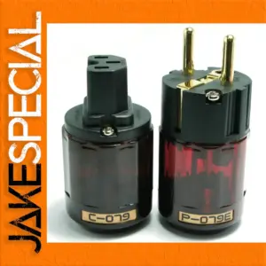 Oyaide C-079 P-079e Audio Connector Pair