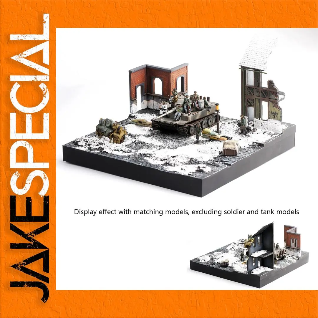 1/72 WW2 European Winter Scene Model 1 1/72 WW2 European Winter Scene Model