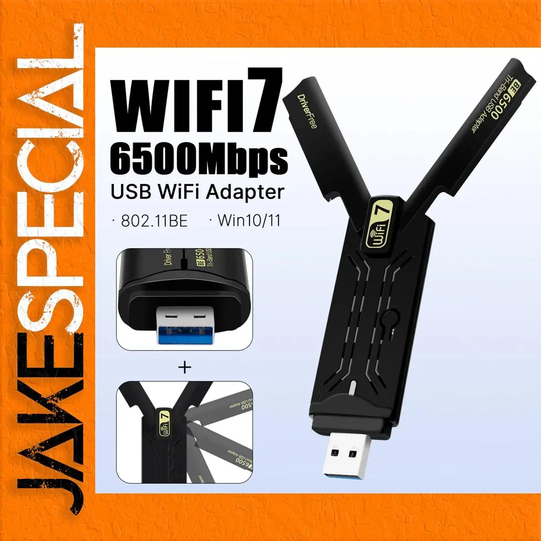 Fenvi WiFi 7 USB Adapter BE6500 6500 Mbps 1 Fenvi WiFi 7 USB Adapter BE6500 6500 Mbps