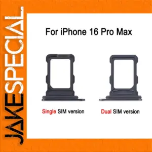 Single Dual SIM Card Tray for iPhone 16 Pro Max