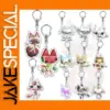 Cute Cartoon Cat Acrylic Keychain