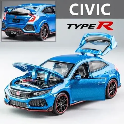 Honda Civic Type-R 1:32 Diecast Model Car 9 Honda Civic Type-R 1:32 Diecast Model Car - Image 9