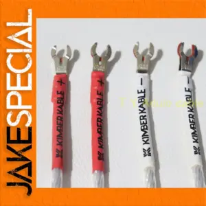 Audiophile-Grade Speaker Jumper Cables Set of 4