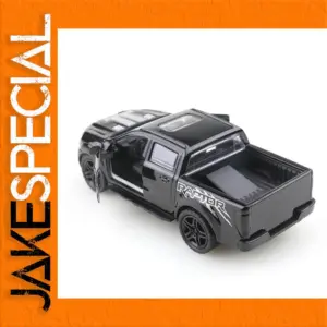 Black Alloy Sports Car Model with Detail