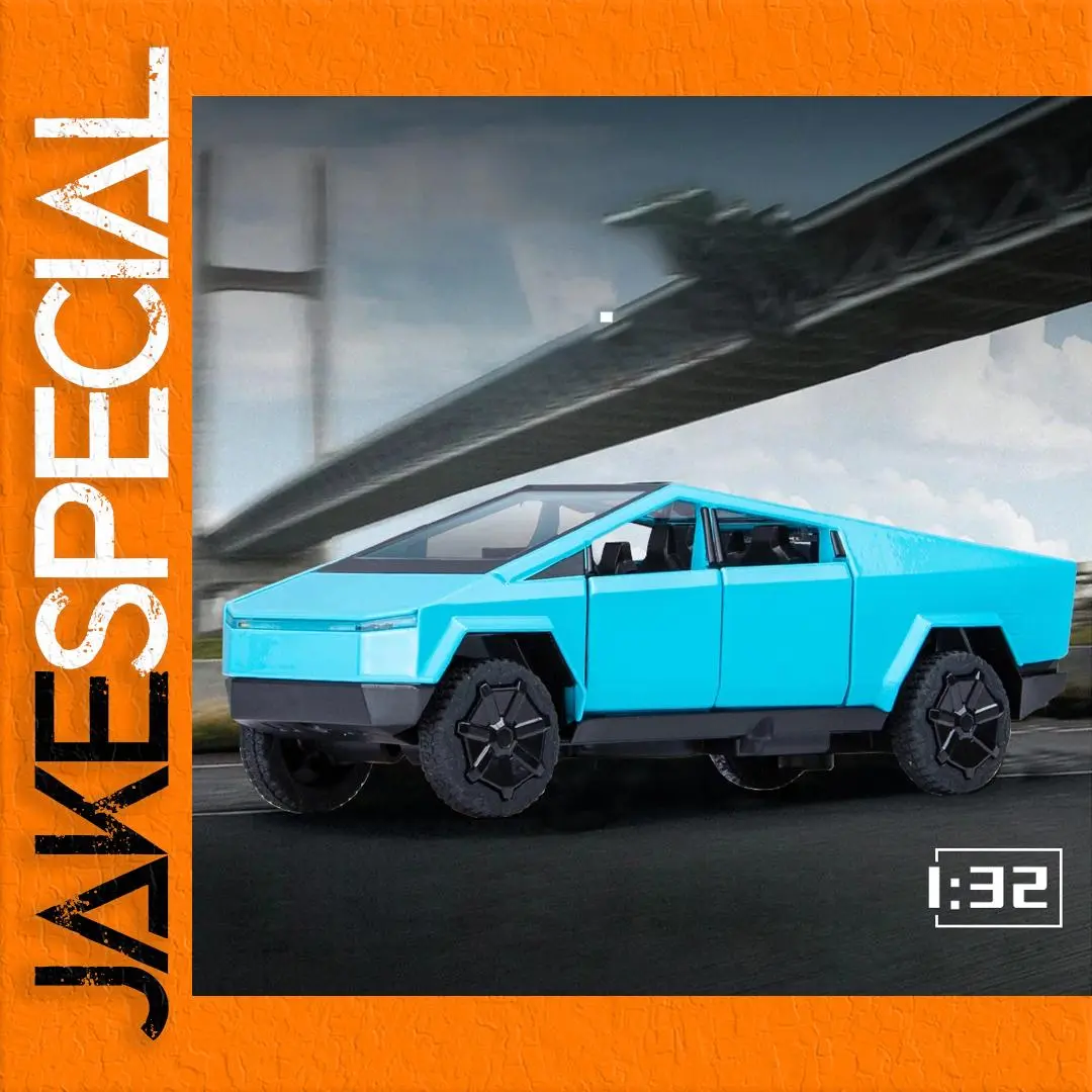 1:32 Scale Cybertruck Die-Cast Model with Lights 1 1:32 Scale Cybertruck Die-Cast Model with Lights