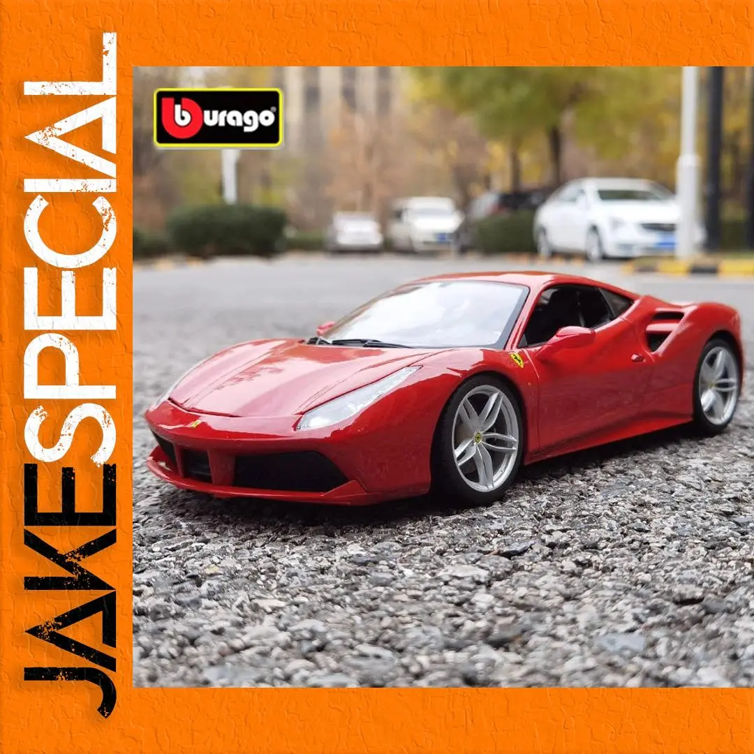 Bburago 1:24 Ferrari 488 GTB Diecast Model 1 Bburago 1:24 Ferrari 488 GTB Diecast Model