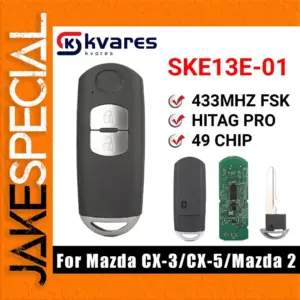 KVARES SKE13E-01 Smart Remote Key for Mazda