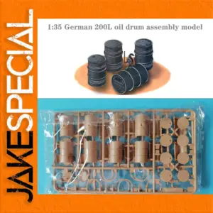 1:35 Scale German Oil Drums Model Kit