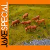 Set of 6 HO Scale Model Cows 1:87