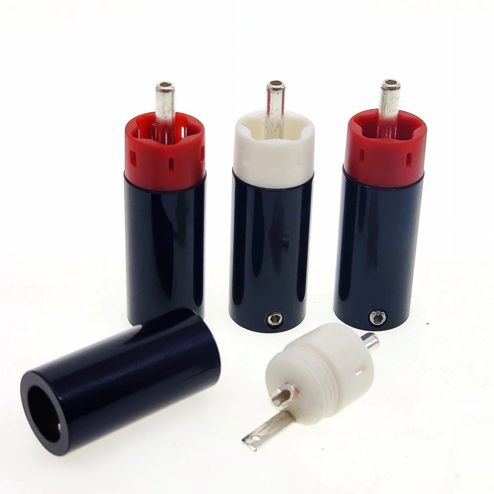 Premium RCA Plug Connector Set - 4 Connectors 4 Premium RCA Plug Connector Set - 4 Connectors - Image 4