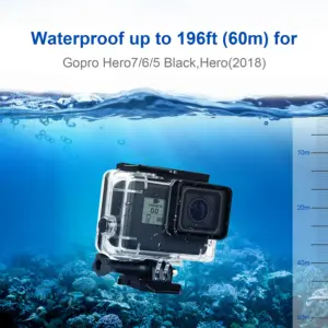 GoPro Waterproof Housing Case for Hero 5, 6, 7 12 H2675639173ce4d8b929a9034c592bf97z