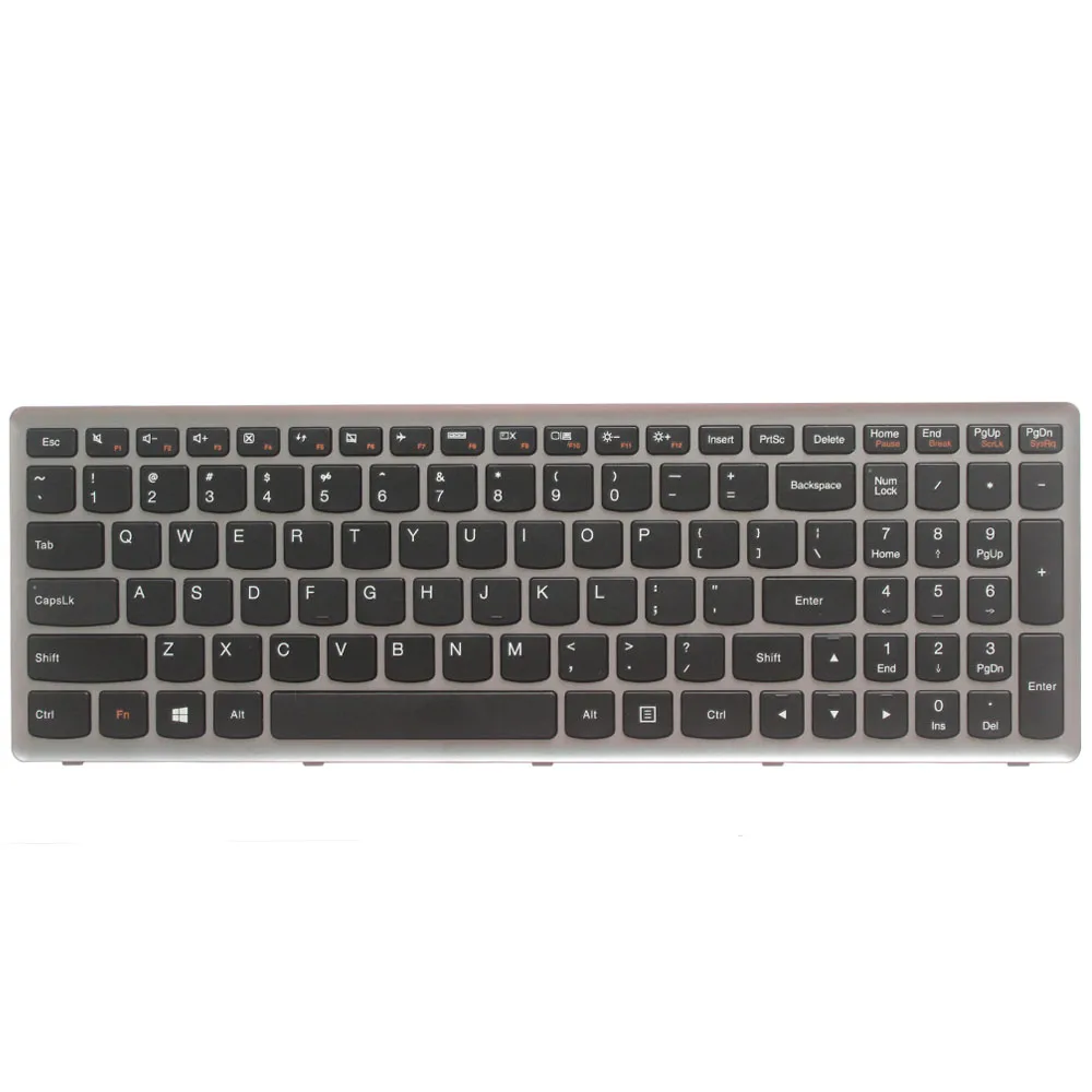 Lenovo Ideapad Z710 U510 US Layout Keyboard 2 Lenovo Ideapad Z710 U510 US Layout Keyboard - Image 2