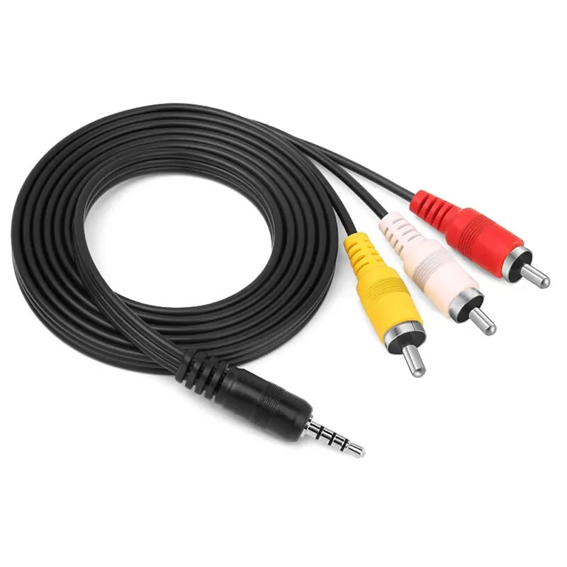 Canon Camcorder AV Cable 4 Feet Mini 3.5mm 3 Canon Camcorder AV Cable 4 Feet Mini 3.5mm - Image 3