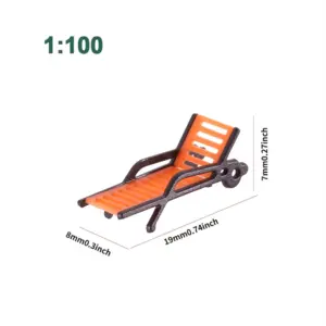 Set of 10 Miniature Beach Chairs in Various Scales 19 H2bf60e32606943dfa30e12df9e36cf51E