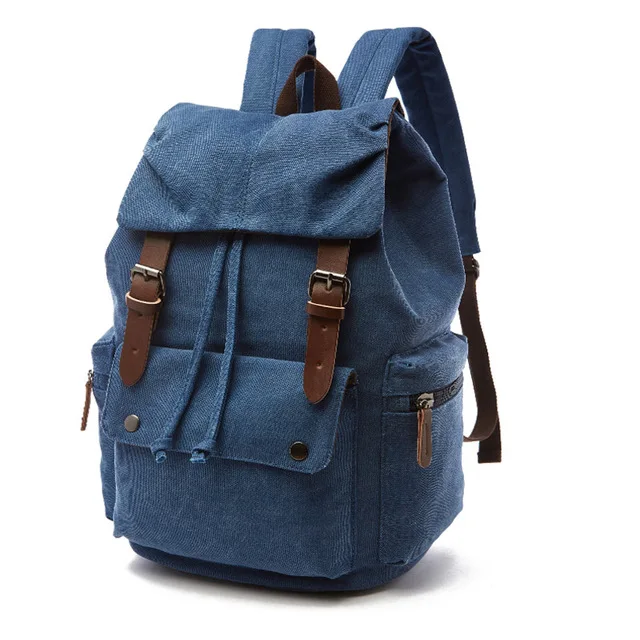 Vintage Canvas Laptop Backpack for Daily Use 13 Vintage Canvas Laptop Backpack for Daily Use - Image 13