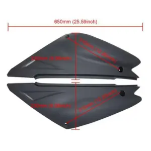 Black Side Cover Fairings for Suzuki Motorcycles 11 H45329ef7408d441b8ab75f3d0a71a977L