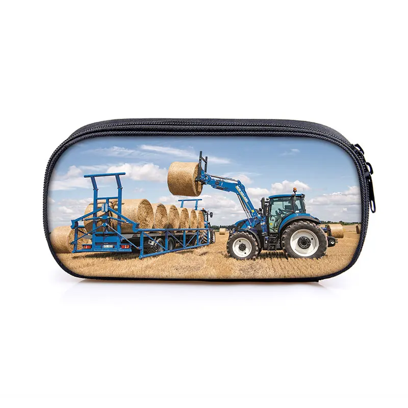 Farm Tractor Print Cosmetic Case Pencil Bag 11 Farm Tractor Print Cosmetic Case Pencil Bag - Image 11