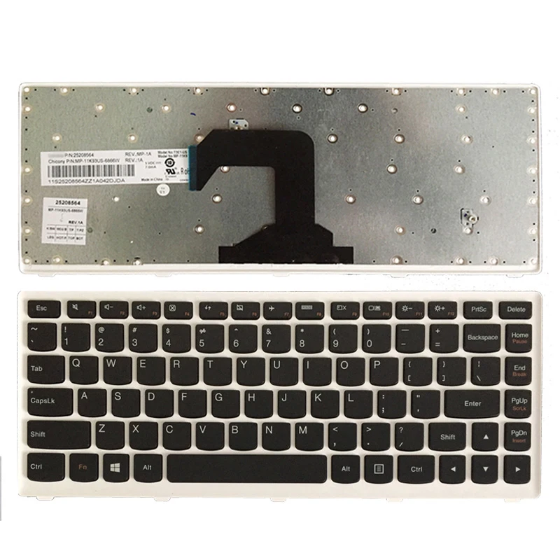 Lenovo Ideapad Replacement Keyboard S300 S400 S405 6 Lenovo Ideapad Replacement Keyboard S300 S400 S405 - Image 6