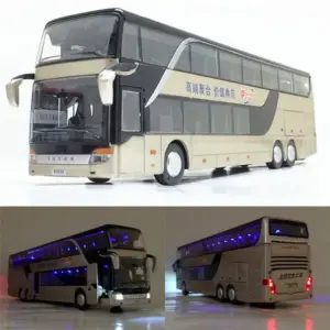 1:50 Scale Simulation Double-Decker Bus Model 13 H66dc898ccb1849f28f83be334cd05b36x