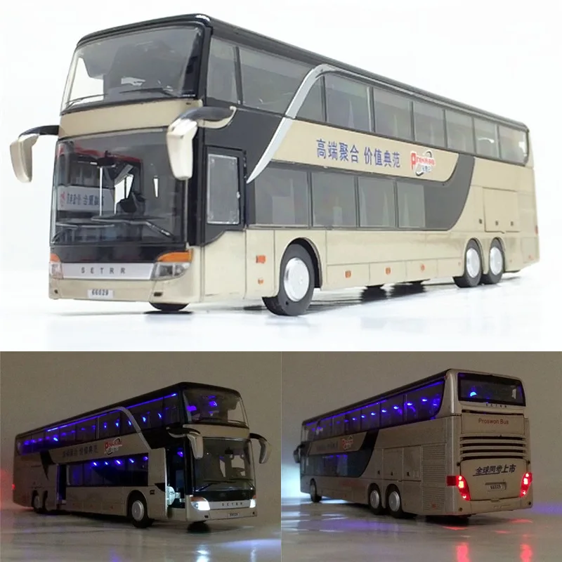 1:50 Scale Simulation Double-Decker Bus Model 4 1:50 Scale Simulation Double-Decker Bus Model - Image 4