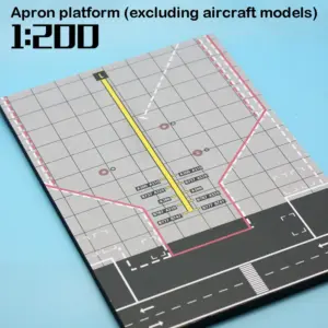1:200 Scale Wooden Airport Apron Display Platform