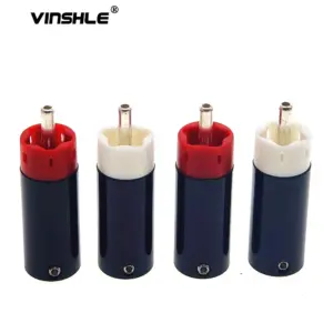 Premium RCA Plug Connector Set - 4 Connectors 9 H718ae8b806d545548952c52a4719a1d8b