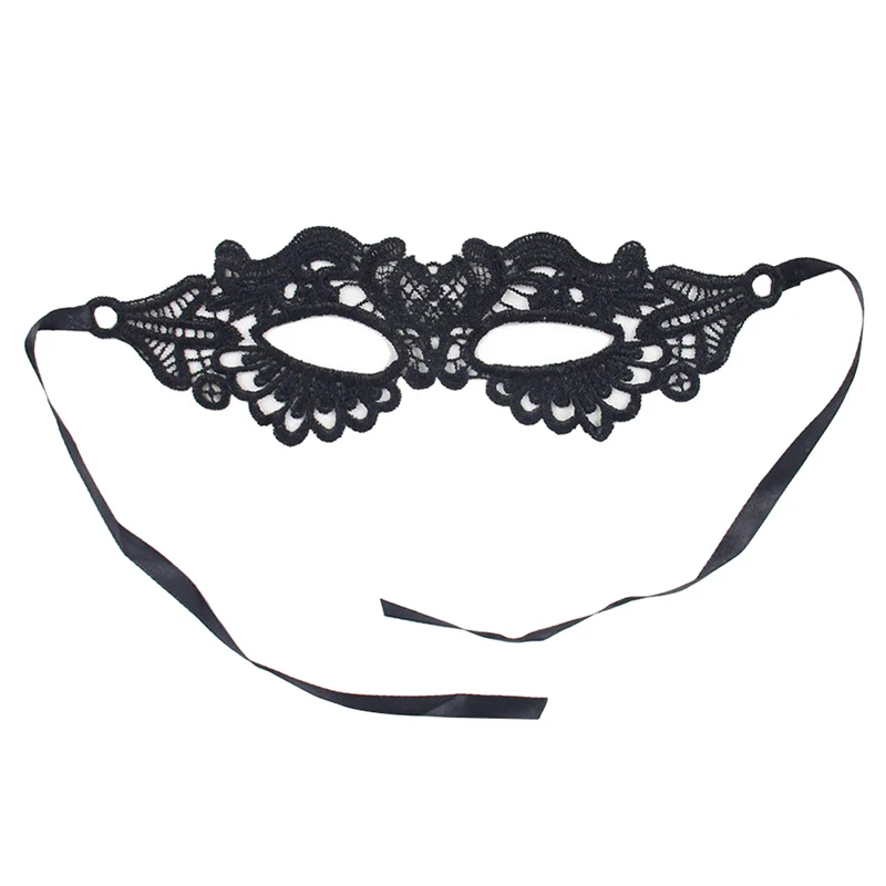 Women Hollow Lace Masquerade Face Mask 4 Women Hollow Lace Masquerade Face Mask - Image 4