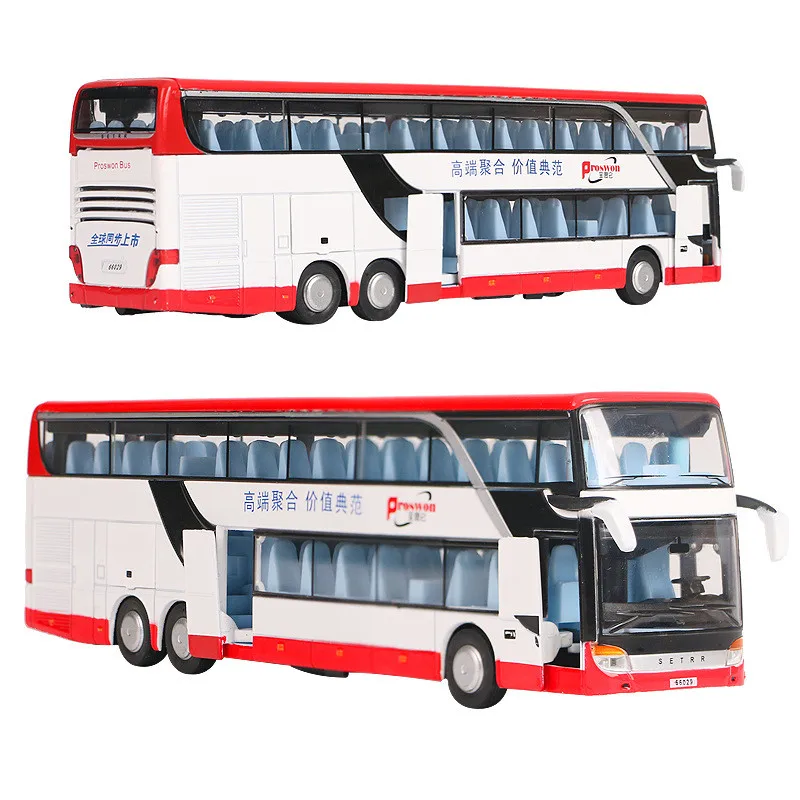 1:50 Scale Simulation Double-Decker Bus Model 3 1:50 Scale Simulation Double-Decker Bus Model - Image 3