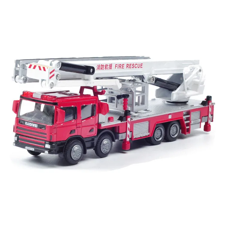 1:50 Scale Climbing Ladder Fire Truck Model 7 1:50 Scale Climbing Ladder Fire Truck Model - Image 7