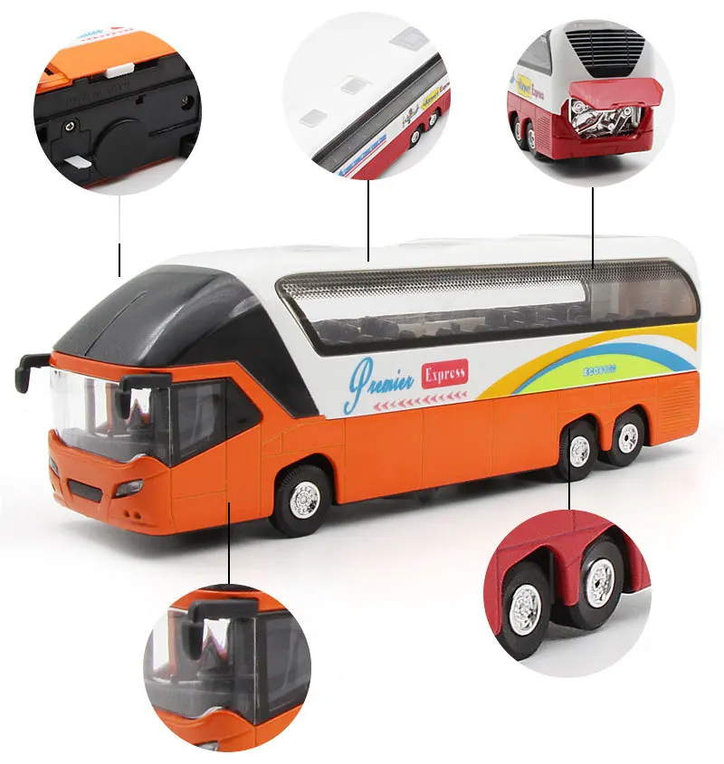 1:50 Airport Express Bus Alloy Model 6 1:50 Airport Express Bus Alloy Model - Image 6