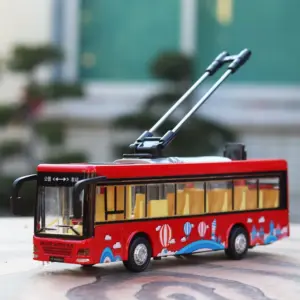 1:36 Voice Broadcast Bus Diecast Model 9 HTB1EpNlahv1gK0jSZFFq6z0sXXah