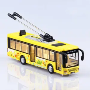 1:36 Voice Broadcast Bus Diecast Model 12 HTB1Intjafb2gK0jSZK9q6yEgFXag