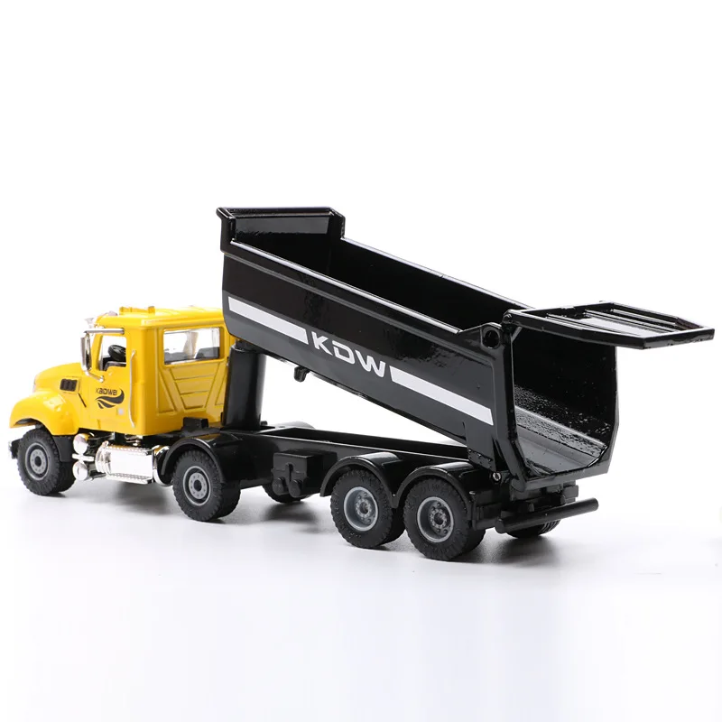 1:50 Scale Die-Cast Yellow Dump Truck Model 2 1:50 Scale Die-Cast Yellow Dump Truck Model - Image 2