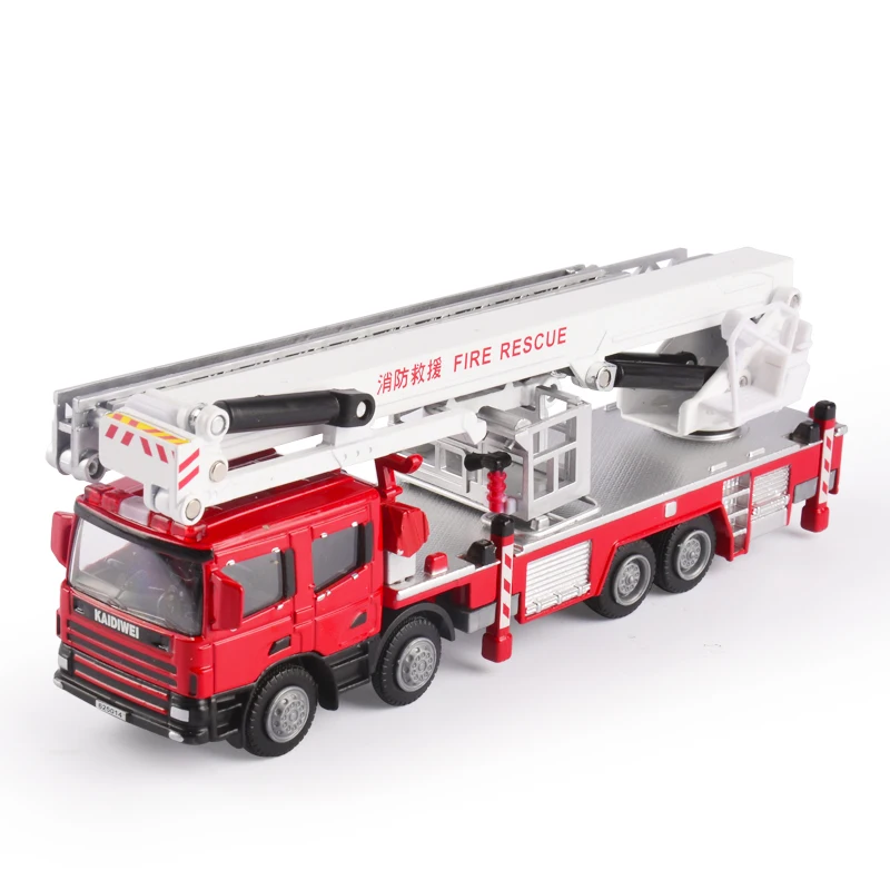 1:50 Scale Climbing Ladder Fire Truck Model 2 1:50 Scale Climbing Ladder Fire Truck Model - Image 2