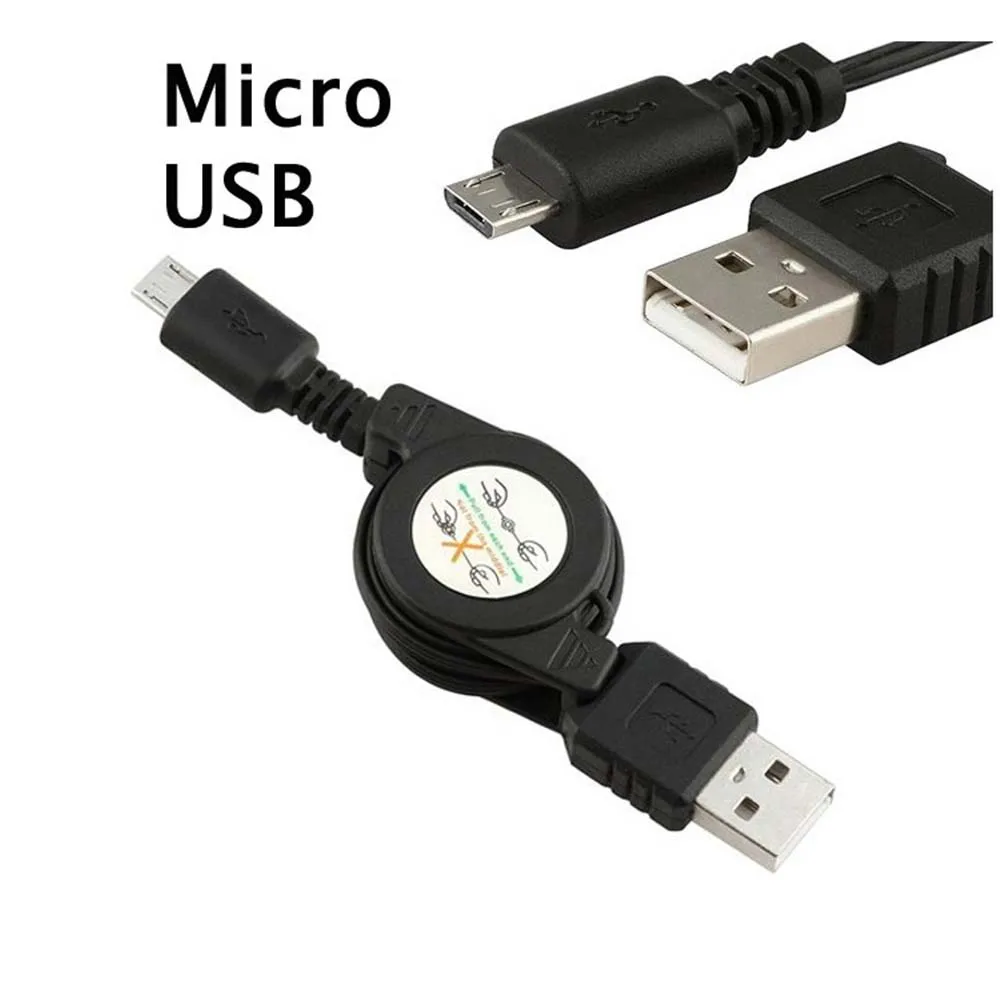 Retractable Micro USB 2.0 Cable for Android Devices 2 Retractable Micro USB 2.0 Cable for Android Devices - Image 2