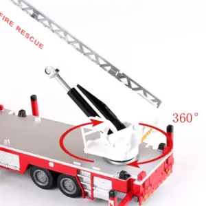 1:50 Scale Climbing Ladder Fire Truck Model 12 HTB1snxnaV67gK0jSZPfq6yhhFXay
