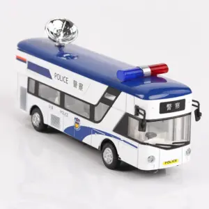 City Police Bus Model 1:36 Scale Replica 11 HTB1uy4pabj1gK0jSZFuq6ArHpXa5