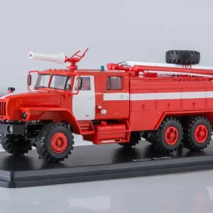 Diecast URAL AC-7 5-40 Fire Truck Model 8 Hb47a4d9e554543808b5ade0df63bdcc0C