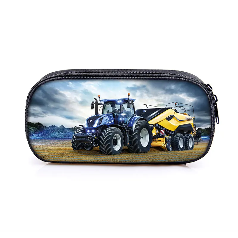 Farm Tractor Print Cosmetic Case Pencil Bag 13 Farm Tractor Print Cosmetic Case Pencil Bag - Image 13