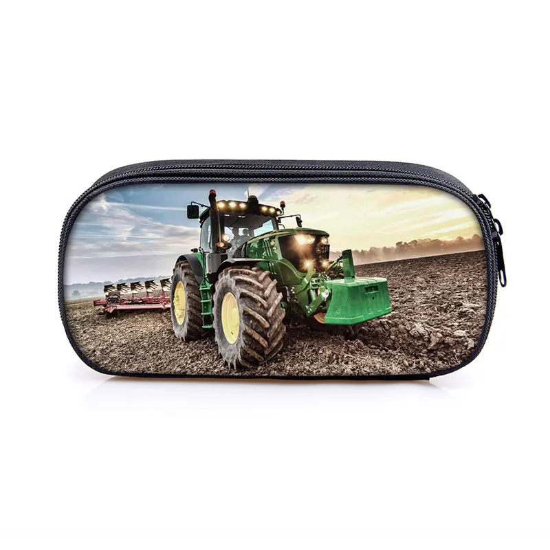 Farm Tractor Print Cosmetic Case Pencil Bag 12 Farm Tractor Print Cosmetic Case Pencil Bag - Image 12
