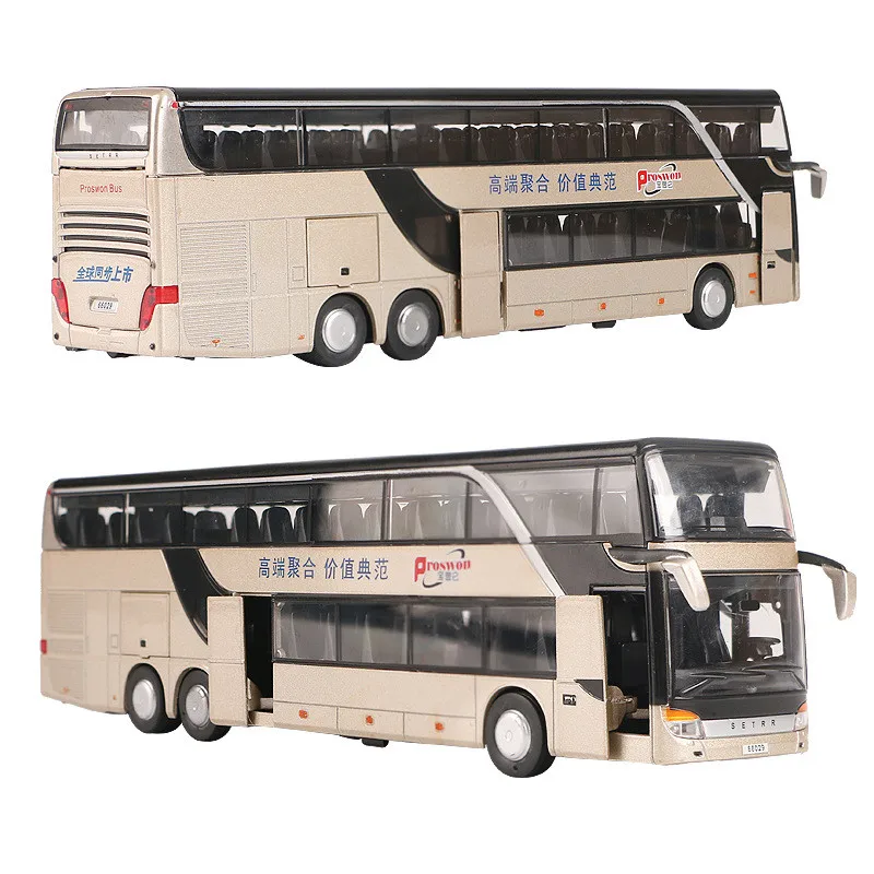 1:50 Scale Simulation Double-Decker Bus Model 2 1:50 Scale Simulation Double-Decker Bus Model - Image 2