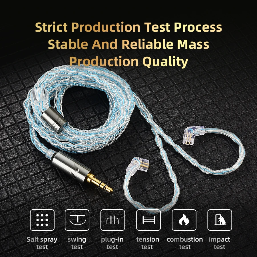 QKZ T1 Premium Earphone Update Cable 1.25m 3 QKZ T1 Premium Earphone Update Cable 1.25m - Image 3